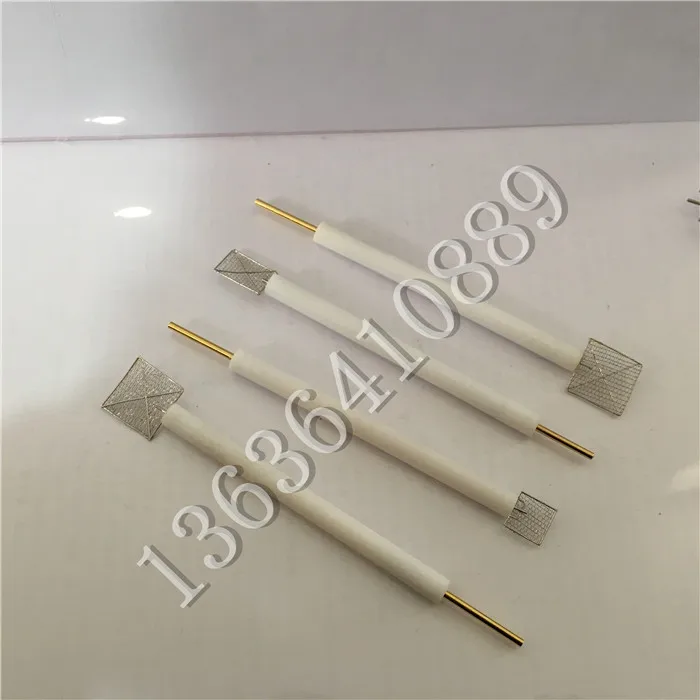 Платиновый чистый электрод, чистота 99.99%, спецификация 10*20 мм, PTFE оболочка