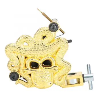 

Professional Alloy Coil Tattoo Machine Strong Motor Liner Shader Tattoo Machine Gun Gold