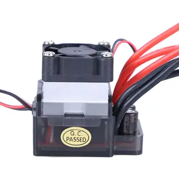 Rctown 7.2-16v高電圧esc 320Aブラシスピードコントローラーファンrc車のトラックボート