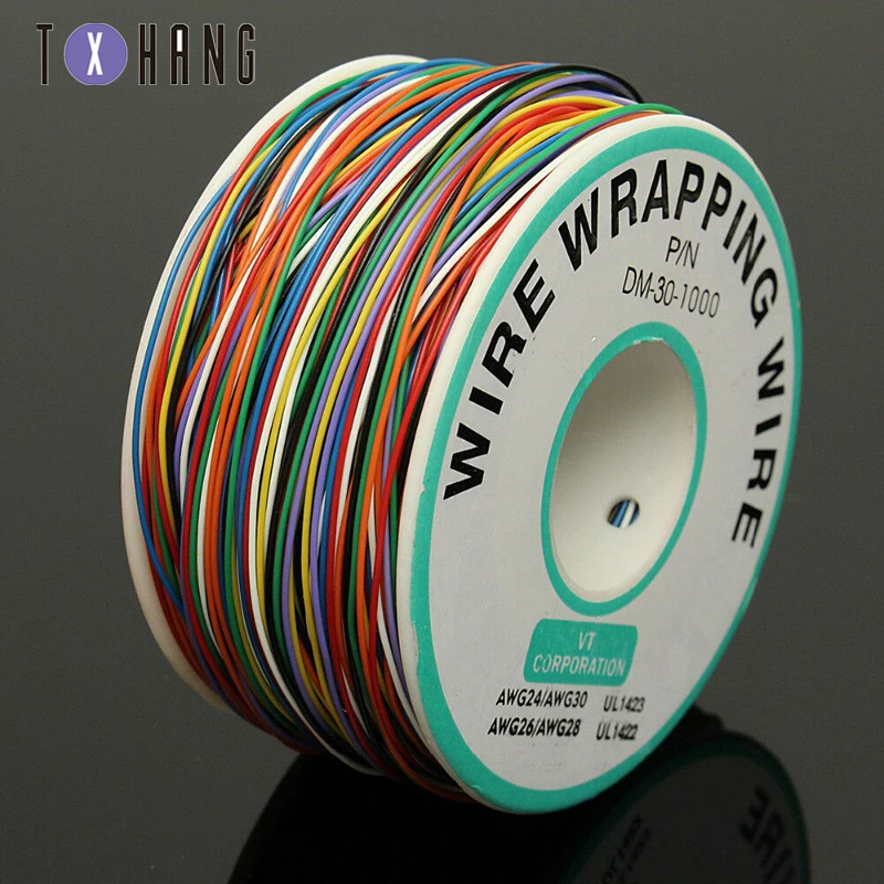 Details about / 250m Electronic Wire 30AWG Accessories Copper Insulated Parts Replacement
