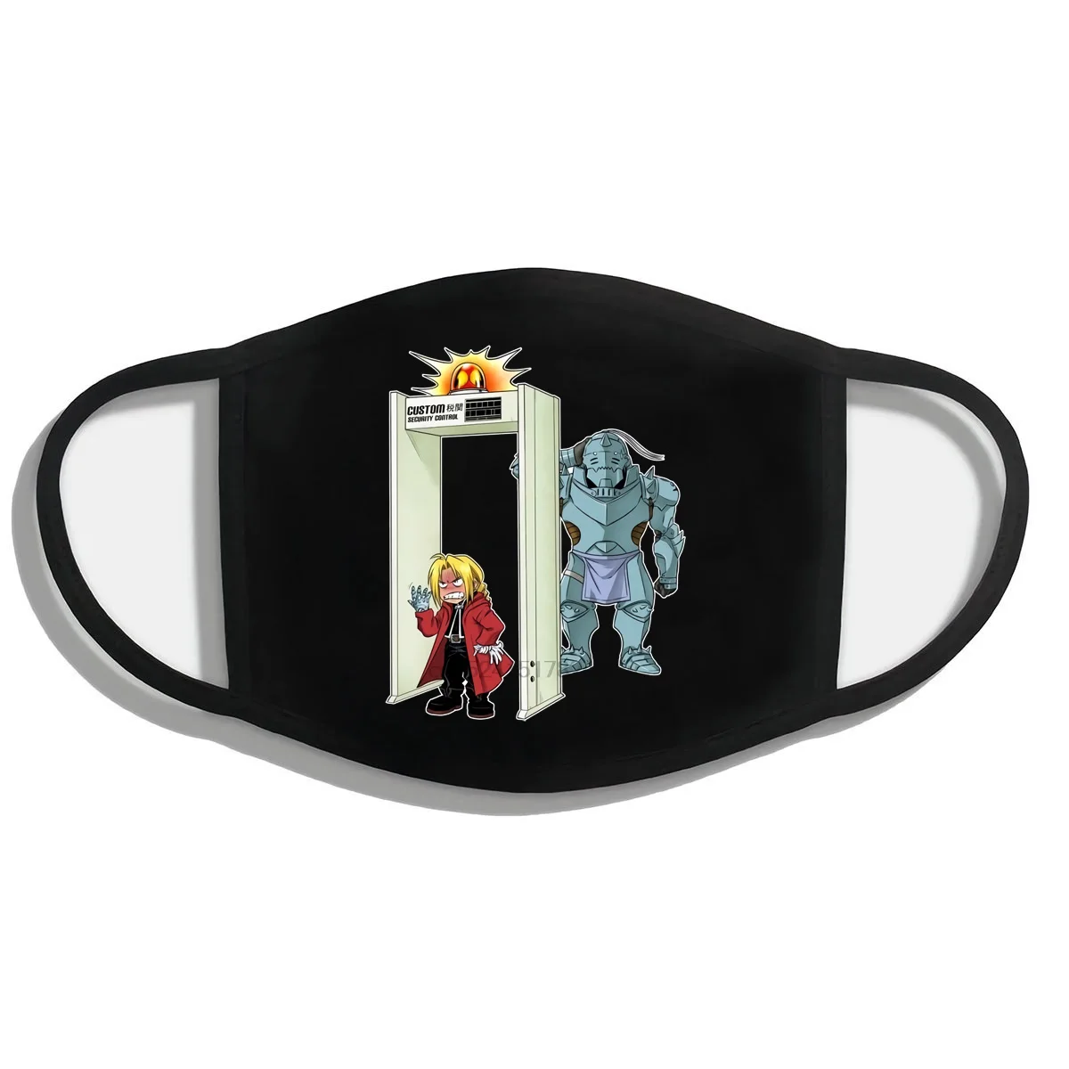 Хип-хоп Starnger Things Camiseta ga - Parodia De Edward Y Alphonse Full Metal Alchemist mask 100% хлопок | Аксессуары для