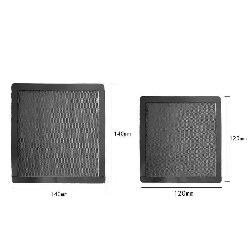 120x120MM 140x140MM Magnetic Frame Dust Filter Dustproof PVC Mesh Net Cover Guard for Home Chassis PC 4