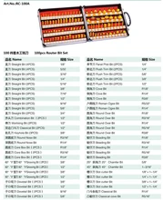 Best Offers 100pcs Architectural Molding Router Bit Set - Shank Line knife Woodworking cutter Tenon Cutter for Woodworking Tools Best Offers 100pcs Architectural Molding Router Bit Set - Shank Line knife Woodworking cutter Tenon Cutter for Woodworking Tools