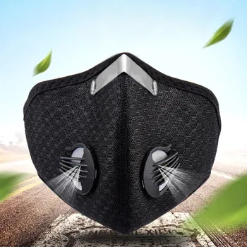 

Black Unisex Face Cover Anti Dust Motorcycle Bicycle Cycling Bike Ski Mouth Pollution Dust Half Face Cover Filter mascarilla
