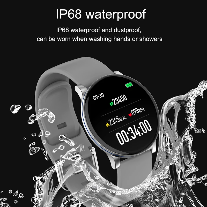 IP68 Смарт-часы водонепроницаемый смарт-браслет для мужчин с цветным экраном сердечного ритма Смарт-браслет кровяное давление часы пк-xiomi miband 4 3