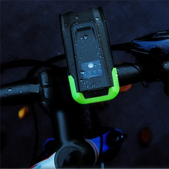 

Rechargeable Bicycle Front Head Light 2000mAH Waterproof Powerful Torch With Horn for Mountain Bike
