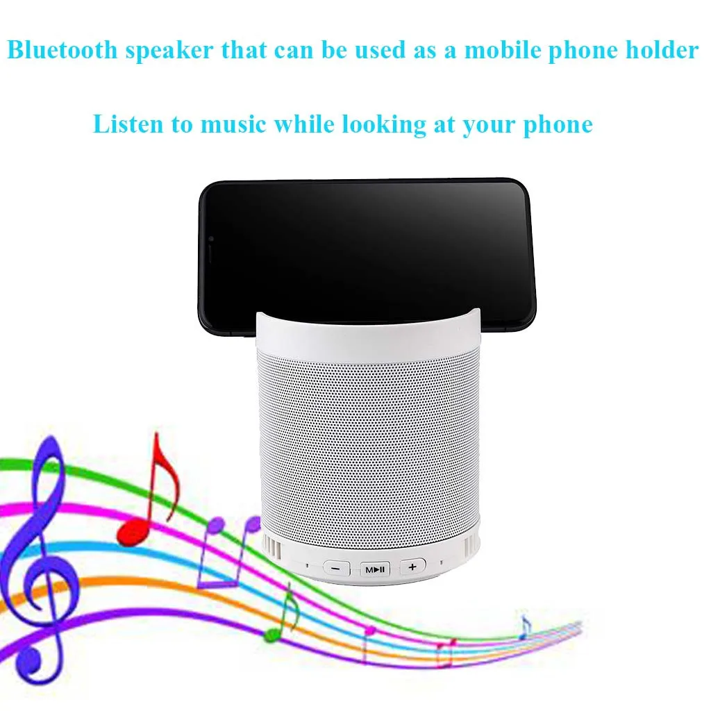 Портативный мини беспроводной Bluetooth динамик стерео чистый звук плеер USB радио Fm Mp3 музыкальная Колонка#10#10