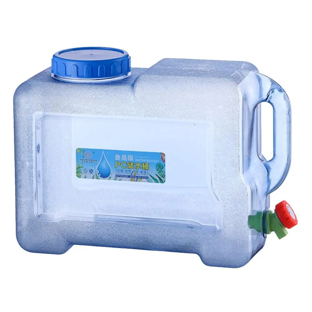 Outdoor Water Container Carboy with Spigot Portable Storage Carrier Jug Canteen for Camping Hiking Emergency | Спорт и развлечения