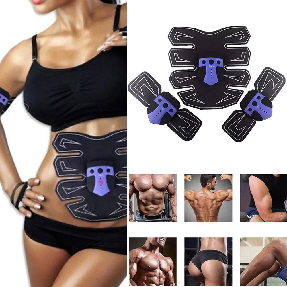Ленивый фитнес-стимулятор для тела, для тренировки рук, для похудения, офисный пояс, фиолетовый, для тренажерного зала, для дома, для мышц живота, тренажер, ABS, сила вибрации