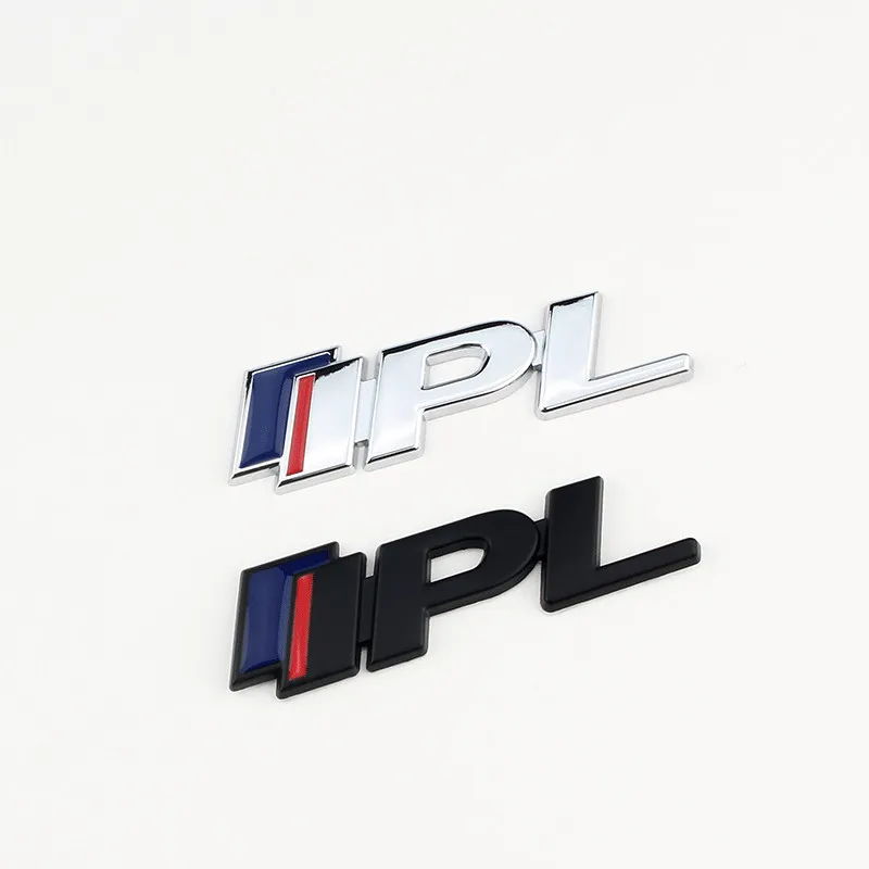 

1PC IPL Car Sticker For Fender Side Refit 3D Badge Emblem Decal Auto Accessories