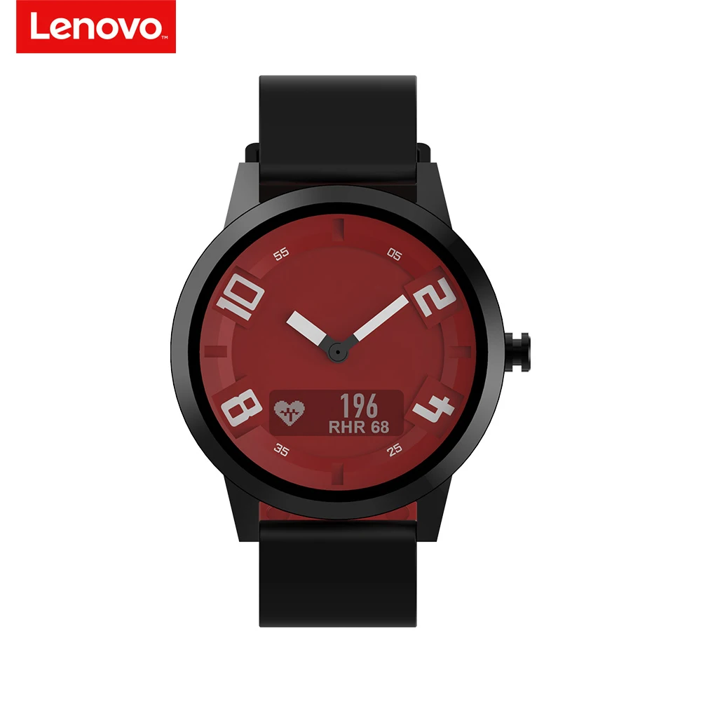 Lenovo Watch X Sports Edition BT5.0 светящийся указатель OLED экран двухслойный силиконовый ремешок наручные Смарт-часы для IOS Andriod