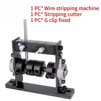 

1-30mm Fixed Wire Stripping Machine Cutting Industry Portable Hand Tool Manual Peeling Scrap Cable Locking Disassemble Recycling