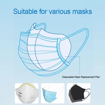 

50Pcs Air Mask Fiters Anti Haze And Dustproof Filter PM2.5 Safety Masks Replaceable Filters Dust Practical Mask Accessoris N
