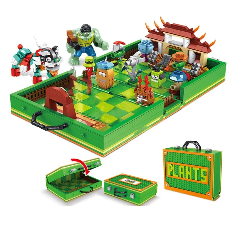 Конструктор Растения против Зомби 2021 руководство сумасшедший задний двор зомби