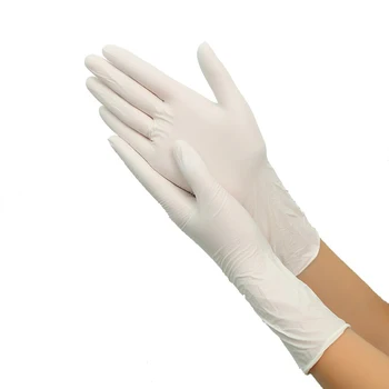 

100 pcs Nitrile Latex Disposable Gloves for Kitchen Medical Garden Household Cleaning Rubber Dish Washing Scrubbing Gloves