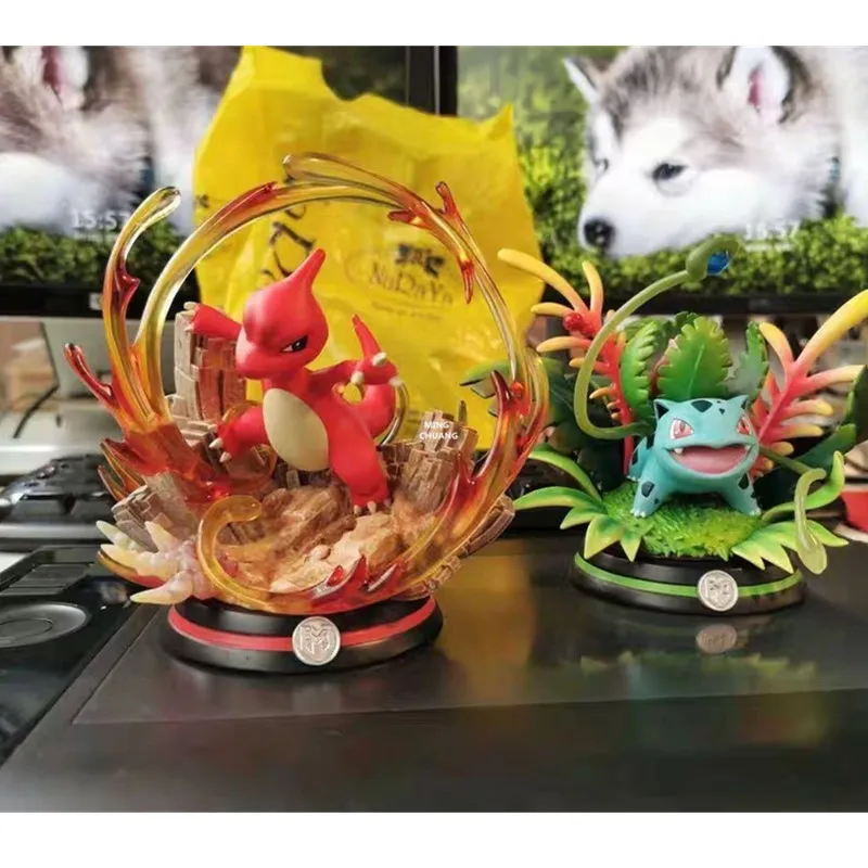 " Аниме статуя Charmeleon бюст чармандер полная длина портрет моделирование Искусство ремесло GK фигурка игрушка коробка 13 см V710