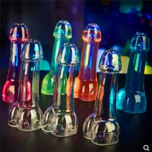 Pene Shot Glass Bottle Cocktail bicchiere da vino per Party Night Bar KTV Show No sprinkling. Bicchieri per bicchieri a forma di pene