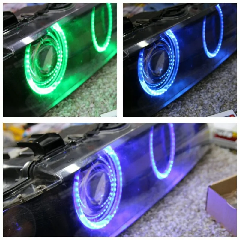 Для BMW E39 540i 530i 528i 525i 523i M5 2000 2004 facelift RF remote Bluetooth App ультра яркий многоцветный RGB led