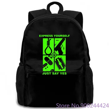 

TYPE O NEGATIVE BAND Black , To Simple women men backpack laptop travel school adult student