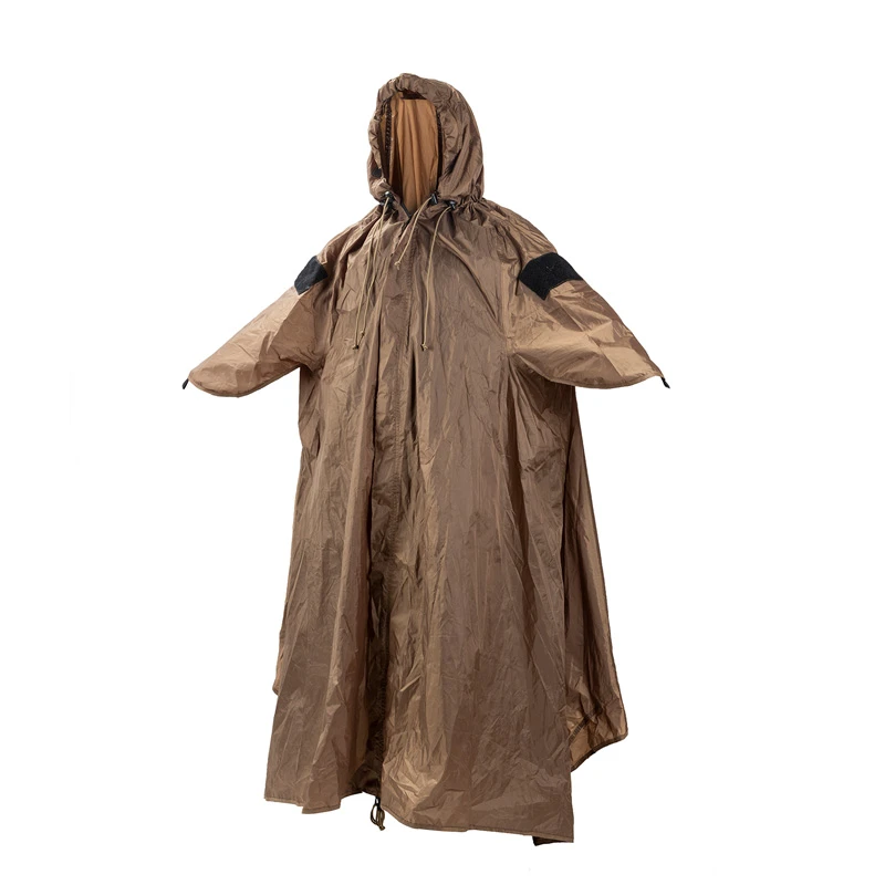 Brown rain poncho Clearance
