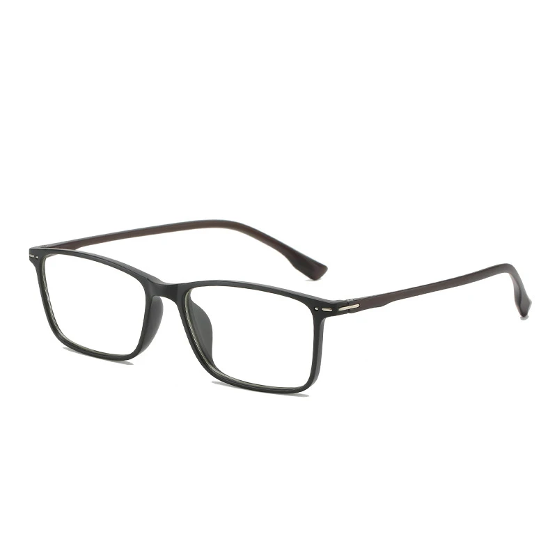 YOOSKE оптические винтажные TR90 очки для близорукости большой выбор диапазон законченный для мужчин и женщин очки для чтения классический дизайн-0,5-100-6,0 - Цвет оправы: 2MBlack
