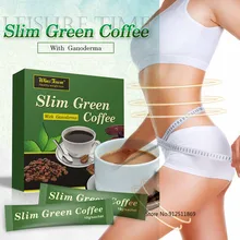 Teabags Slim Green Coffee with Ganoderma Weight Loss Slimming Fat Burning Control Weight Detox TeaHealth Tea Diet Pills Oil