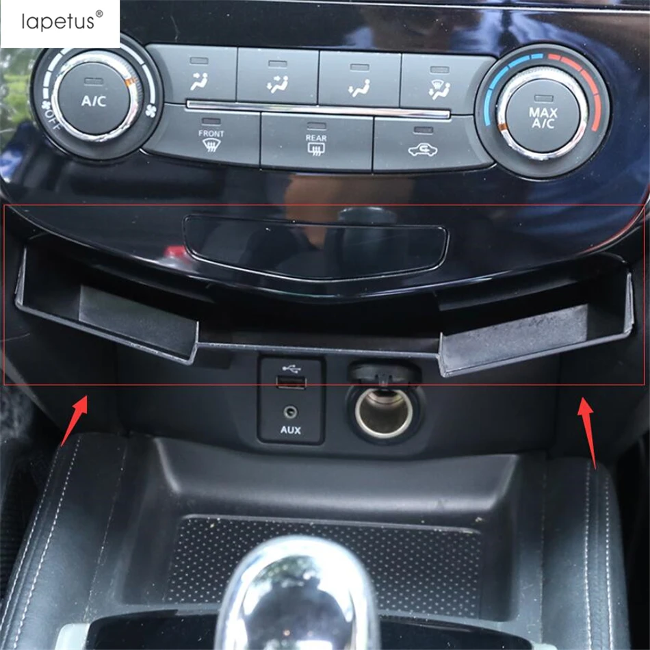 For Nissan X-trail T32 / Rogue 2014 - 2020 Central Control Storage Box Container Holder Tray Organizer Case Plastic Accessories