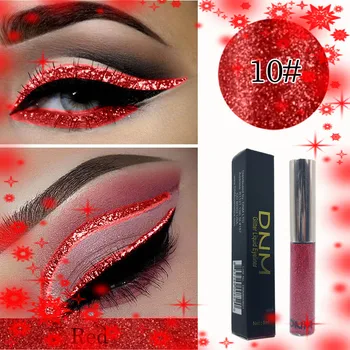 

16 Colors Beauty Glitter Eyeliner Waterproof Lasting Bright Shiny Strobe Diamond Liquid Eye Liner Shadow Eye Makeup Pen