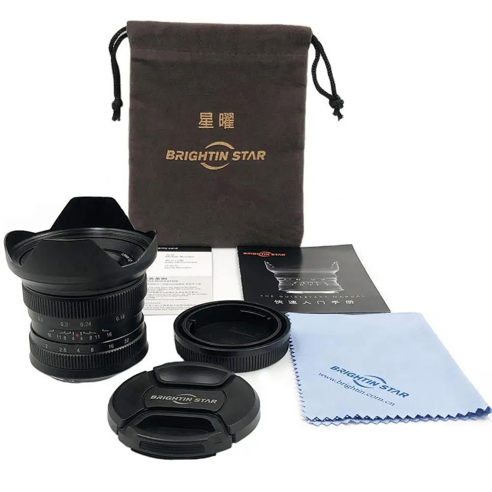 Слишком много звезда 12mm-F2.0 широкоугольный объектив с фиксированным фокусом для Canon EF-M sony E a6000 a6500 Fuji FX XT2 XA3 M4/3 EM10II GF10 EM5 объектив