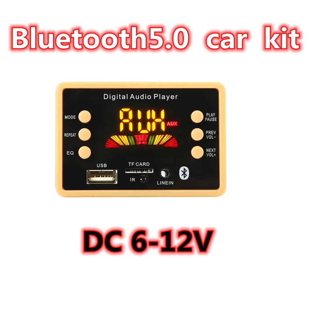 Bluetooth 5 0 MP3 Bluetooth-декодер с большим цветным экраном может воспроизводить аудио в