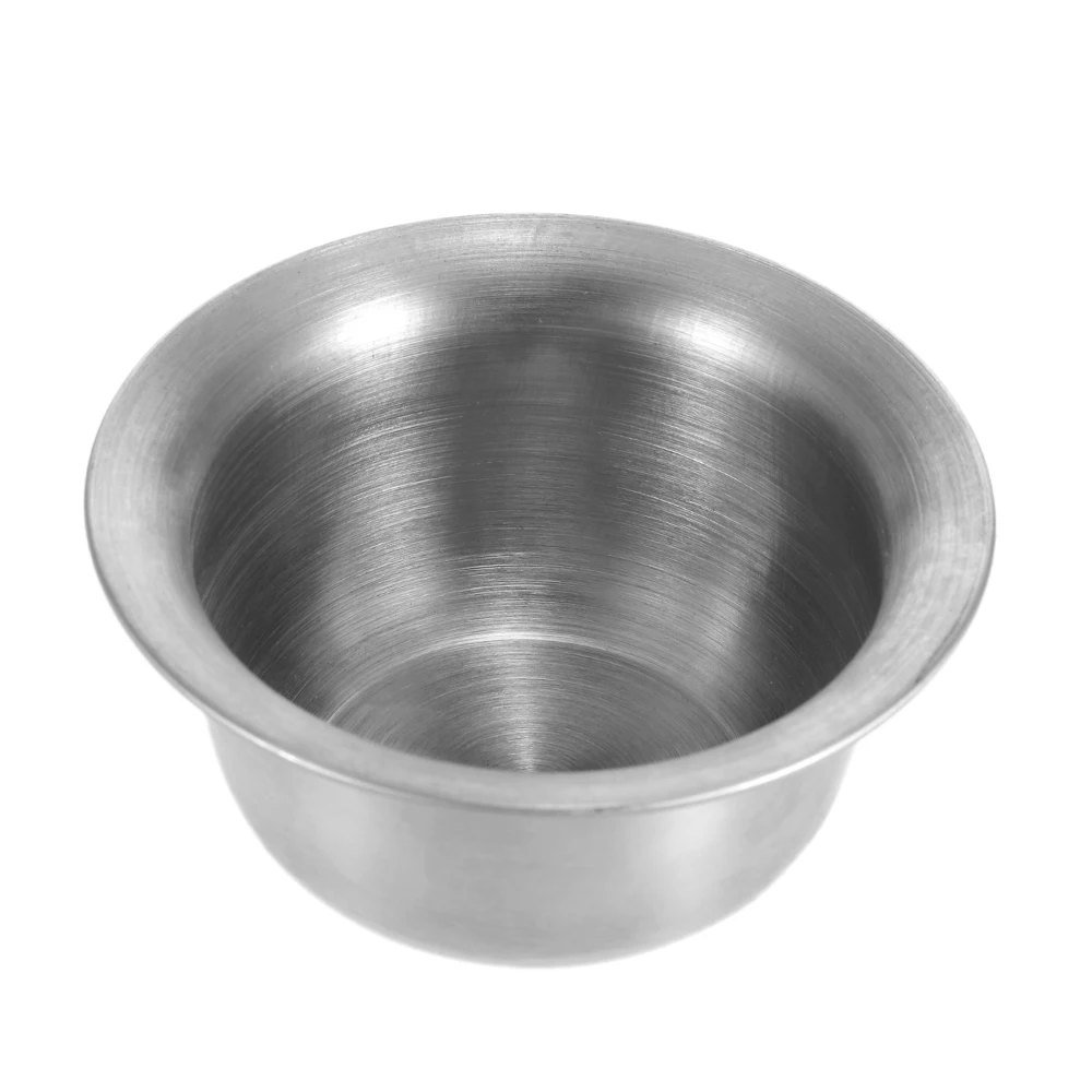 Для мужчин, щетка для бритья Нержавеющая сталь анти-придерживаясь для бритья крем для бритья мыло чаша кружка мужской чистки лица средство, мыло чаша