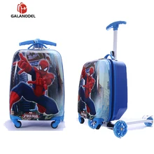 Дорожный чемодан на колесиках, подарок для ребенка, чемодан для скутера, сумка для катания на колесиках для скейтборда, сумка для ленивого багажа для детей, мультяшный чемодан на колесиках