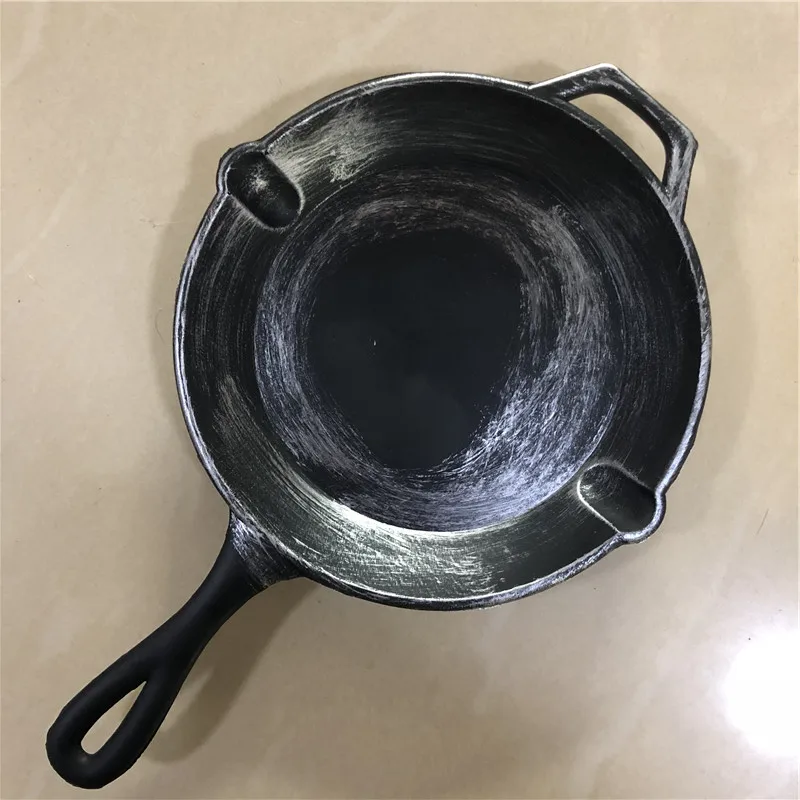  1:1 Cosplay Weapon Prop PUBG Saucepan Game Anime Role Play Halloween Cos Kids Gift Safety PU 40*25.