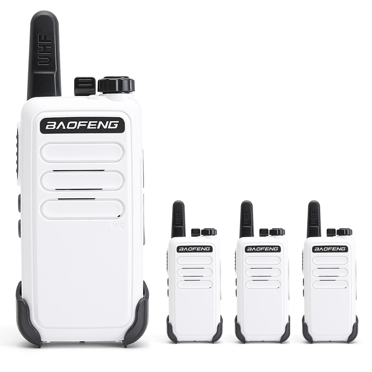 4 шт. Baofeng BF-C9 мини-рация 400-470 МГц UHF двухстороннее радио портативный VOX usb зарядка портативный приемопередатчик
