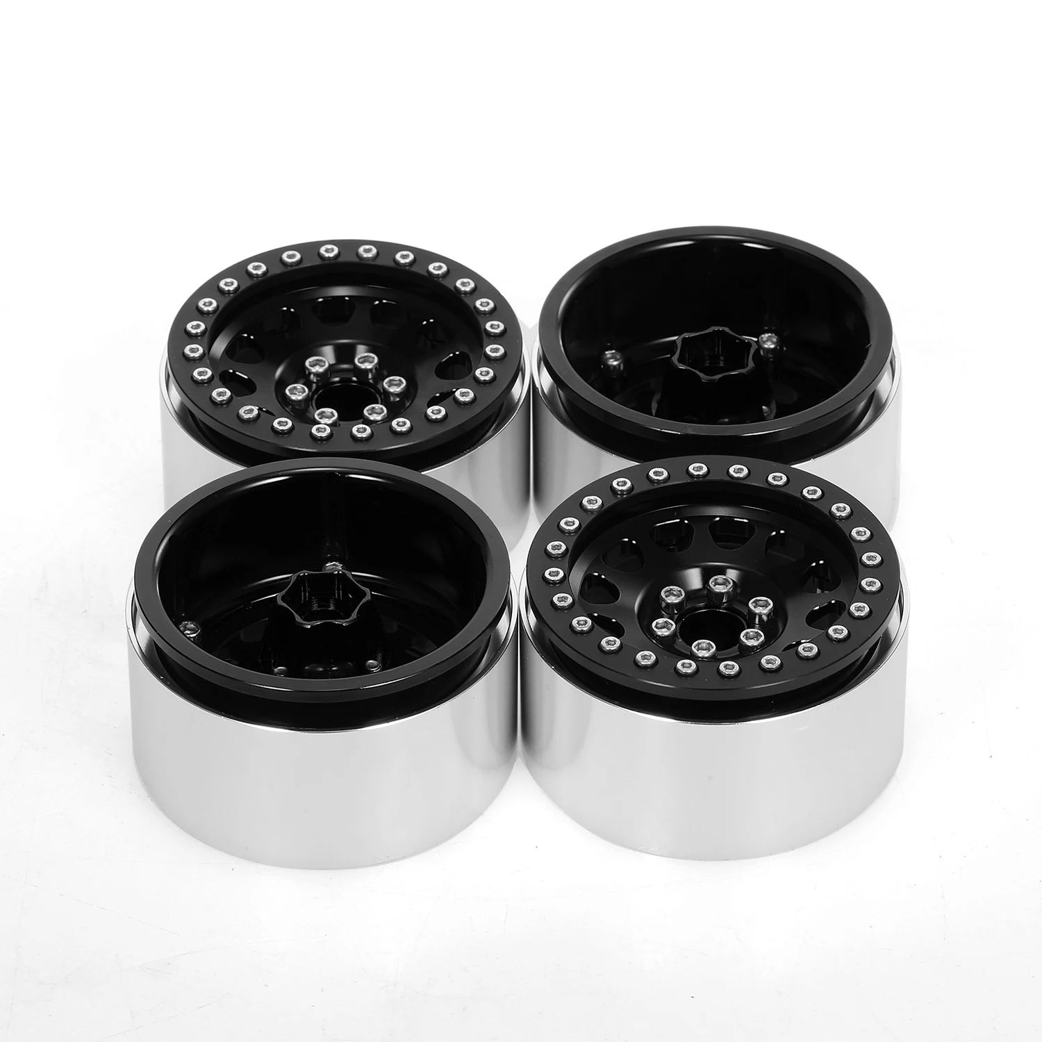 4 шт. 1/10 RC автомобиль 2,2 дюймов Beadlock Колесные диски для Traxxas Hsp Redcat Rc4wd Tamiya Axial scx10 D90 Hpi RC Гусеничный