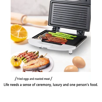 

Household Sandwich ToasterToastie Maker Electric Waffle Maker Breakfast Waffle Panini Toasted Machine(Random Color)