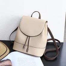 New Lady Small Backpack Women Top Quality Genuine Leather Shoulder Bag Multi Function Mini Backpacks Female School Bag For Teena