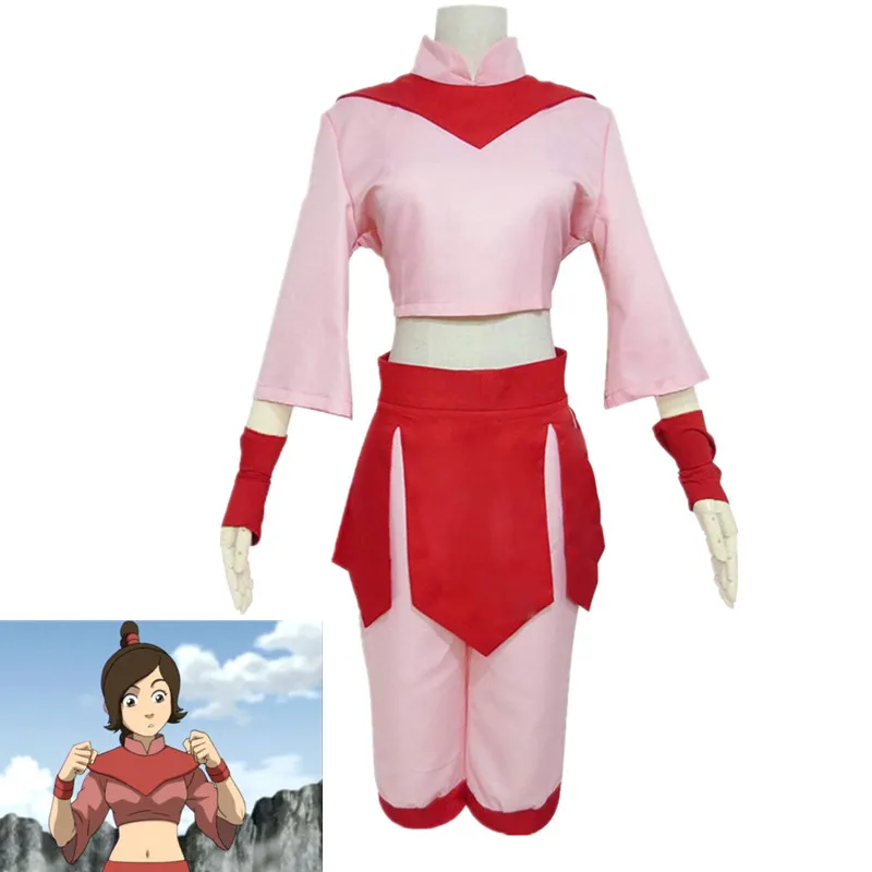 

Avatar The Last Airbender Ty Lee Cosplay Costume Unisex Full set Halloween Party Anime Costumes
