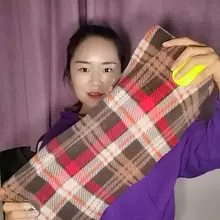 Флисовая подушка для шеи для путешествий, 5 цветов, Прямая поставка