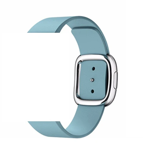 Для Apple, Smartwatch, ремешок, мужской, модный, Повседневный, для Apple Watch 4, 3, 2, 1, чехол, PU, для Apple Watch, кабель, 38 мм, 40 мм, 42 мм, 44 мм, спортивный - Цвет: Rose pink