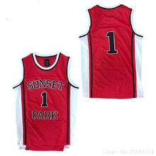 Мужская майка Fredro Starr shirty#1 с принтом "Закат парк", красная, сшитая, размер S-XXL