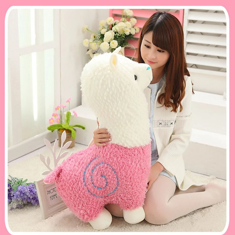 fluffy alpaca plush