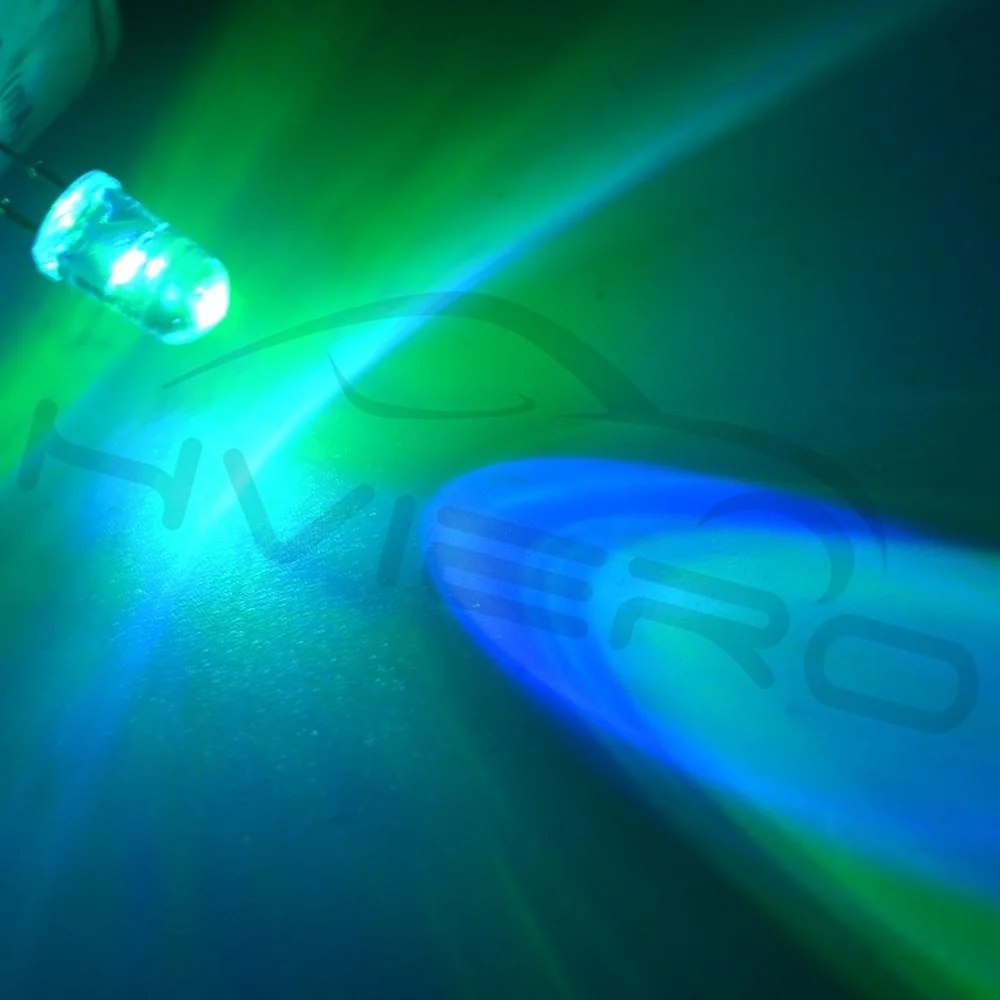 Hviero 100pcs F5 5mm Round Slow RGB Fast RGB Flash Diode Led Rainbow Multi Color Red Green Blue light emitting diodes water clear Lamp