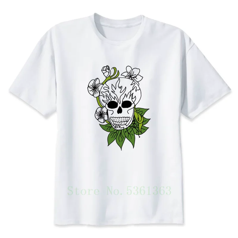 sugar skull t-shirt Men Man T shirts Free Shipping Moscow Russia Tees modal short sleeve Tops O Neck Fashion mens t shirt |