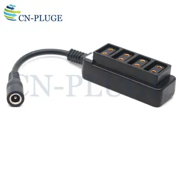 

Female DC2.5 to 4-Port P-Tap Female Camera power Supply Cable Distributor DTAP fourway splitter