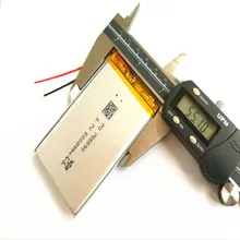 3,7 V 5000mAh литий-полимерная LiPo аккумуляторная батарея для Mp3 power bank мобильный телефон PAD портативный планшет PC 755590