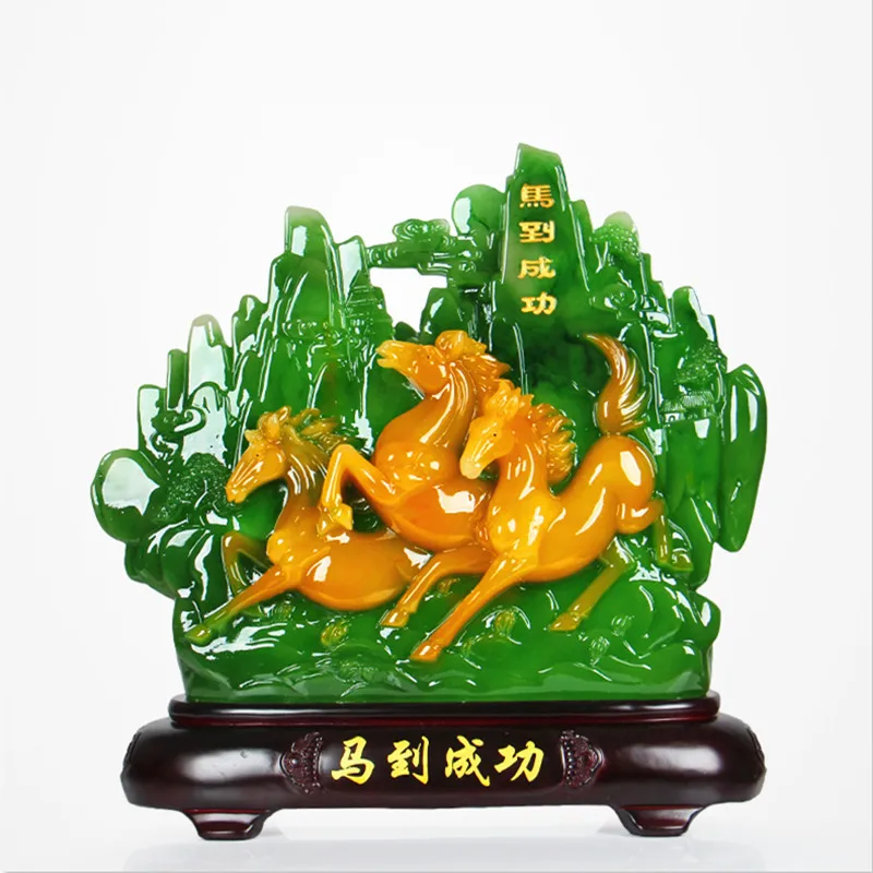 RESIN STATUE HANDICRAFT LIVING ROOM TV CABINET OFFICE DESKTOP ORNAMENTS WEDDING GIFT MODERN 3D TEXT EFFECT FOUR KINDS OF MODELLN | Дом и сад