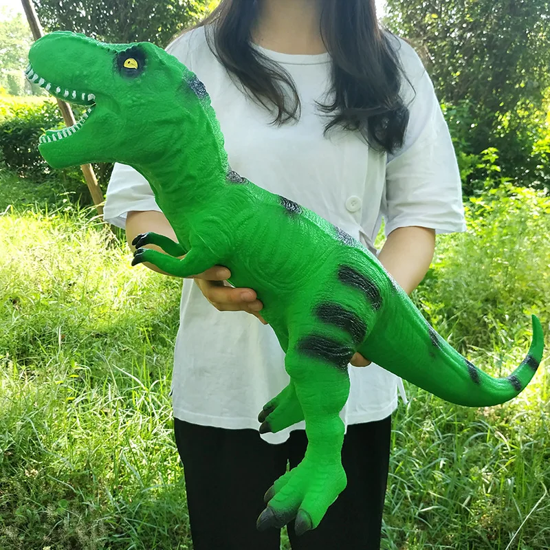 

Model Soft Silcone Oversized Dinosaur Toy Electric T-Rex Animal Model Ultra Large Set Plastic Children Boy