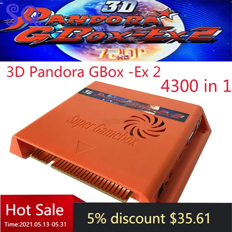Новейшая Игровая приставка 3D Pandora 3006 4300 в 1 VGA HDMI аркадная печатная плата для