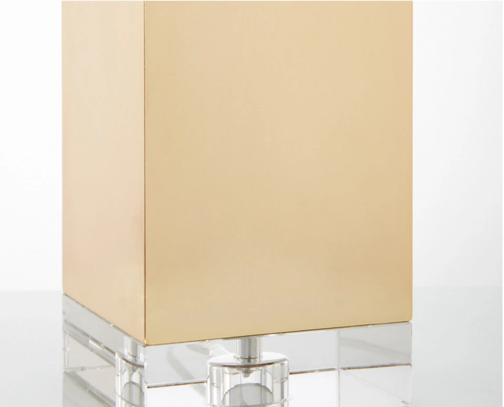 Европейский стиль гостиная Золотой Стол Огни Современные хрустальные лампы белый абажур кровать свет